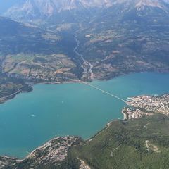 Flugwegposition um 15:22:17: Aufgenommen in der Nähe von Département Hautes-Alpes, Frankreich in 2222 Meter